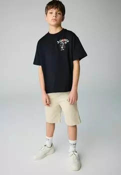 Футболка с принтом GRAPHIC CREW smALLSAINTS, черный