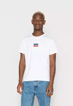 Футболка с принтом GRAPHIC CREWNECK TEE Levi's, цвет white