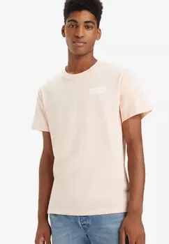 Футболка с принтом GRAPHIC CREWNECK TEE Levi's, цвет pale peach