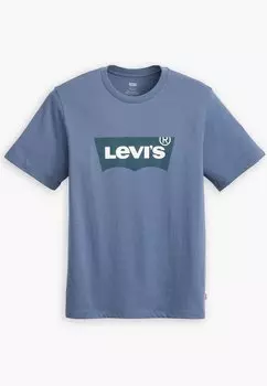 Футболка с принтом Graphic Crewneck Tee Levi's, темно-синий