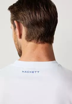 Футболка с принтом GRAPHIC Hackett London, белый