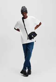 Футболка с принтом GRAPHIC Karl Lagerfeld Jeans, белый