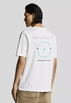 Футболка с принтом GRAPHIC Lyle & Scott, белый