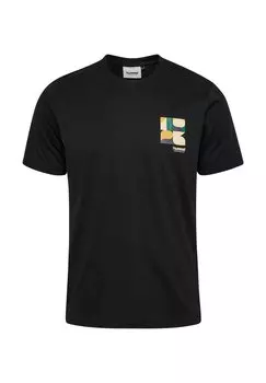 Футболка с принтом GRAPHIC REGULAR Hummel, черный