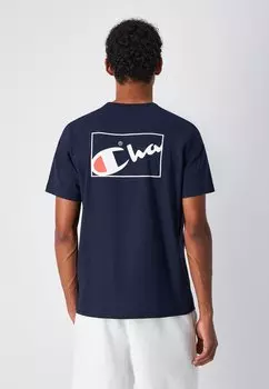 Футболка с принтом GRAPHIC SHOP Champion, темно-синий
