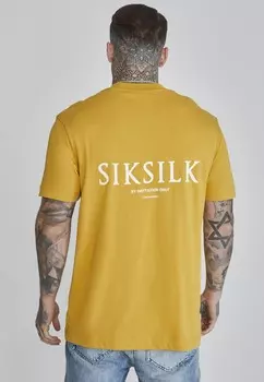Футболка с принтом GRAPHIC SIKSILK, желтый