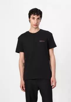 Футболка с принтом GRAPHIC SLUB TEE Tommy Jeans, черный