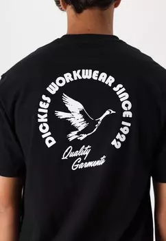 Футболка с принтом GRAPHIC TEE Dickies, черный