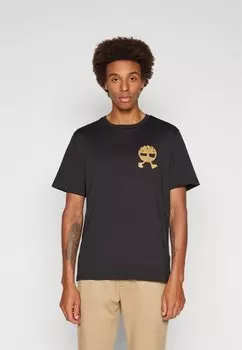 Футболка с принтом Graphic Tee Timberland, черный
