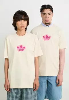 Футболка с принтом GRAPHIC TEE UNISEX Adidas Originals, кремовый