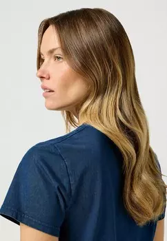 Футболка с принтом GRAPHIC TEE Wrangler, синий