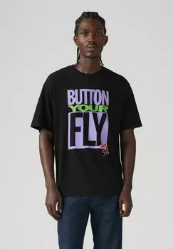 Футболка с принтом GRAPHIC VINTAGE FIT TEE Levi's, черный