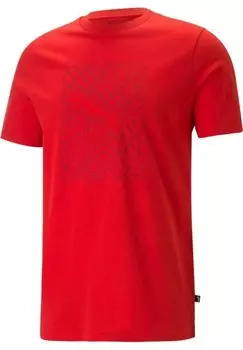 Футболка с принтом GRAPHICS CAT Puma, красный