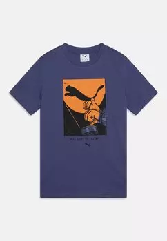 Футболка с принтом GRAPHICS TEE UNISEX Puma, светло-зеленый