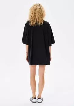 Футболка с принтом GRATEFUL blue shadow, черный