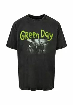 Футболка с принтом GREEN DAY DOOKIE ANNIVERSARY ACID Merchcode, черный