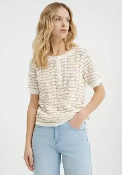 Футболка с принтом Greenpoint, бежевый