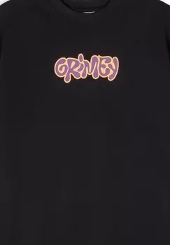 Футболка с принтом Grimey, черный