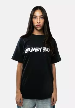 Футболка с принтом Grimey, черный