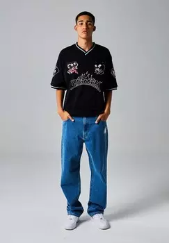 Футболка с принтом Grimey, черный