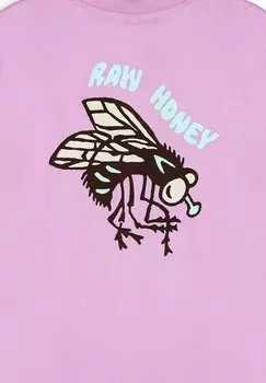 Футболка с принтом Grimey, фиолетовая