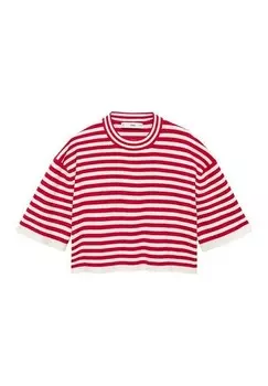 Футболка с принтом GRUMETE Mango, красный