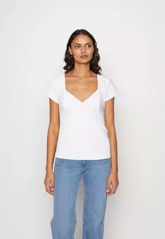 Футболка с принтом Guess, белый