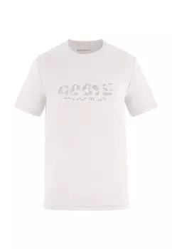 Футболка с принтом Guess, белый
