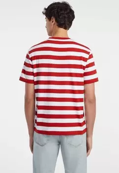 Футболка с принтом Guess Jeans, красный