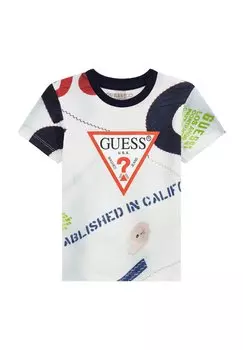 Футболка с принтом Guess, мультиколор
