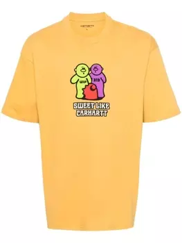 Футболка с принтом Gummy Carhartt WIP, желтый