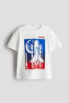 Футболка с принтом H&M, мультиколор
