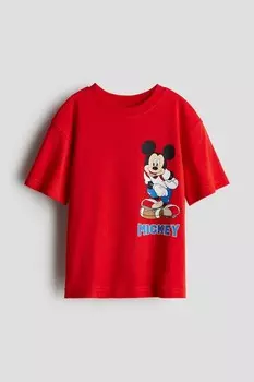Футболка с принтом H&M, мультиколор