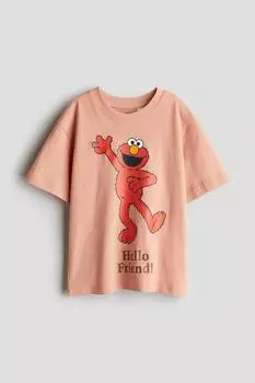 Футболка с принтом H&M, мультиколор