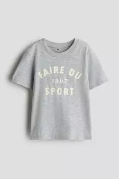 Футболка с принтом H&M, мультиколор