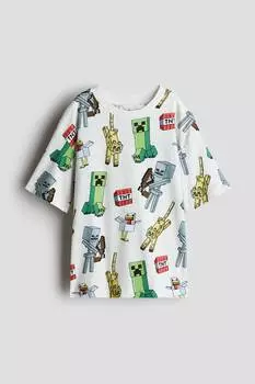 Футболка с принтом H&M, мультиколор