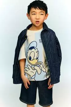 Футболка с принтом H&M, мультиколор