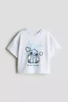 Футболка с принтом H&M, мультиколор