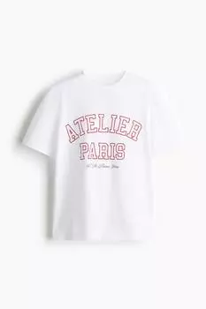 Футболка с принтом H&M, мультиколор