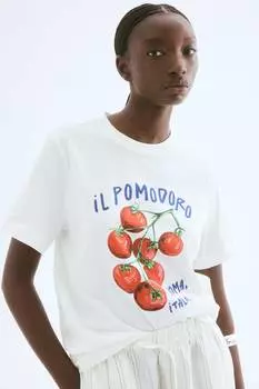 Футболка с принтом H&M, мультиколор