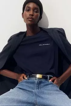 Футболка с принтом H&M, синий