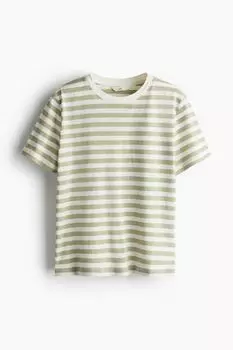 Футболка с принтом H&M, зеленый