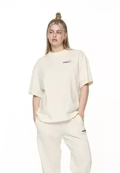 Футболка с принтом HABANA HEAVY OVERSIZED TEE Pegador, цвет washed coconut milk