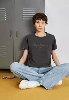 Футболка с принтом HAILEY Pepe Jeans, цвет black