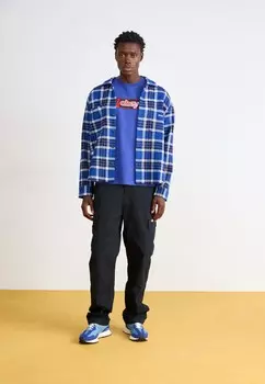 Футболка с принтом HALF ICON Obey Clothing, синий