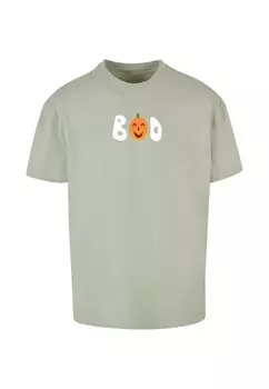 Футболка с принтом HALLOWEEN BOO TEE Merchcode, мятный