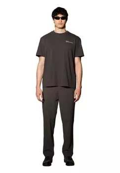 Футболка с принтом HALO, черный