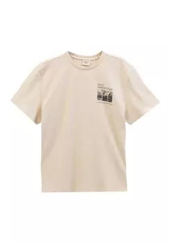 Футболка с принтом HALO, цвет Tan