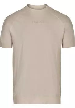 Футболка с принтом HALO, молочный
