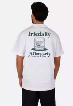 Футболка с принтом HANGOVER CLUB Iriedaily, белый
